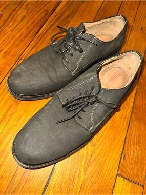 Dexter Comfort Derby Lace-Up Men's Dress Shoes in Sleet Grey - Size 7